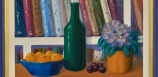 Geoff King - Green Bottle with Fruit